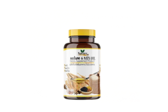 Целебные капсулы для организма из шести натуральных масел от Nature Farm 6 Mix Oil 60 капсул