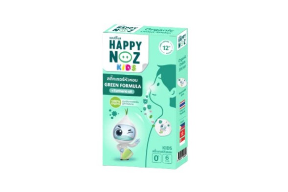 Пластырь от заложенности носа с маслом куркумы от Happy Noz Green Onion Stickers (6 pieces/box)