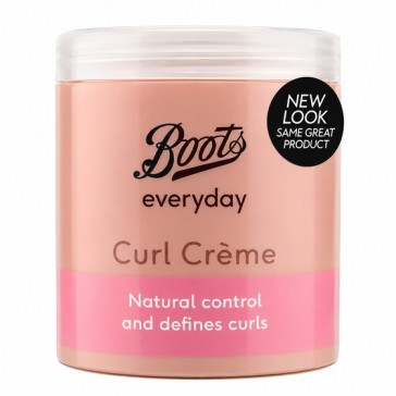 Boots Everyday Curl Crème — крем для кудрявых и волнистых волос, натуральная фиксация и чёткость завитков, 250 мл