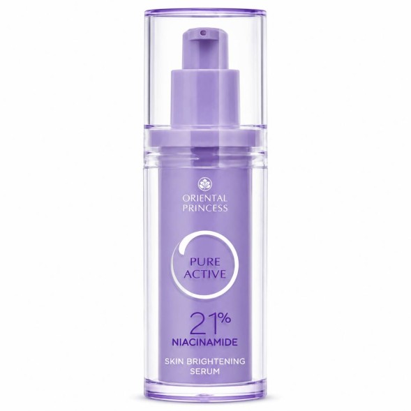 Oriental Princess Pure Active — сыворотка для сияния кожи с ниацинамидом 21%, Centella Asiatica и экстрактом зелёного чая, 30 мл