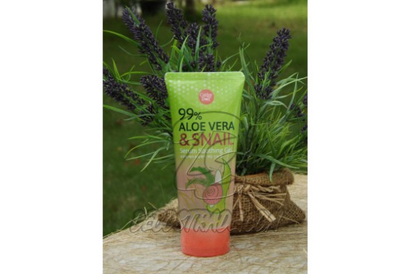 Успокаивающий гель с Алоэ Вера и Слизью Улитки от Cathy Doll, Serum Soothing Gel aloe vera &amp;amp; snail, 60 гр