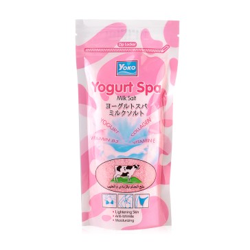 Спа-соль для тела «Молоко и йогурт» осветляющая от Yoko, Yogurt Spa Milk Salt, 300 гр