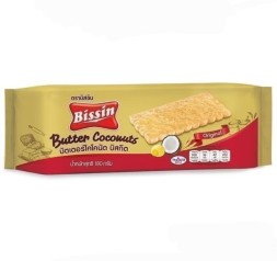 Печенье со вкусом кокоса и сливочного масла Bissin Butter Coconuts 180 гр