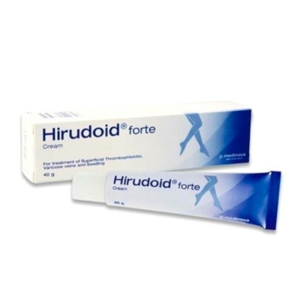 Крем Hirudoid Forte от варикоза, отёков и гематом 40 гр.