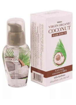 Кокосовая сыворотка для волос с кератином от Mistine, Virgin Organic Coconut Hair Serum, 35 мл