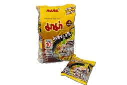 Лапша быстрого приготовления со вкусом свинины от MAMA 60 г x 10 пачек