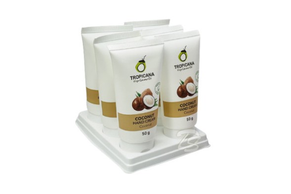 (НАБОР 6 ШТ) Кокосовый крем для рук  без парабенов от Tropicana Oil, Coconut Hand Cream (non-paraben), 6 шт по 50 гр