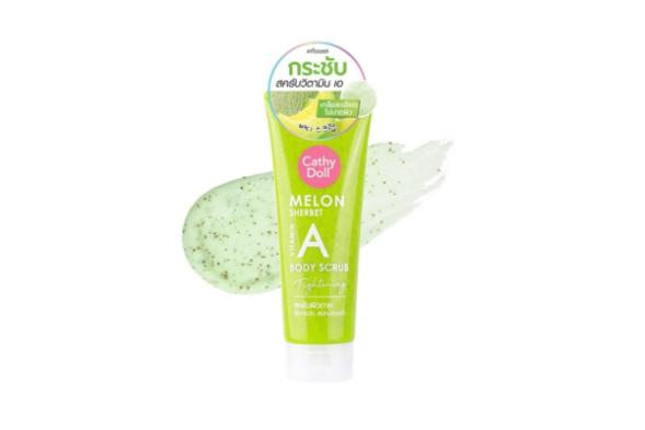 Подтягивающий скраб для тела с витамином А от Cathy Doll Melon Sherbet Vitamin A Body Scrub 320г Cathy Doll Melon Sherbet Vitamin A Body Scrub 320 гр