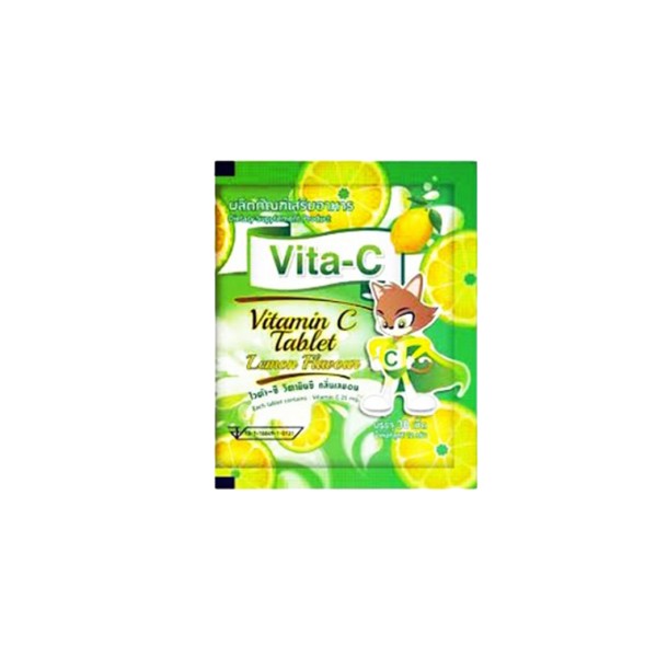 Витамин С для детей со вкусом лимона от VITA-C VITAMIN C LEMON FLAVOR 25 MG. 30 TABLETS
