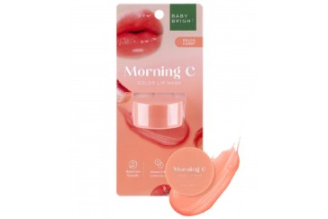Цветная маска для губ в оттенке Peach Candy от Baby Bright Color lip mask 3.8 гр