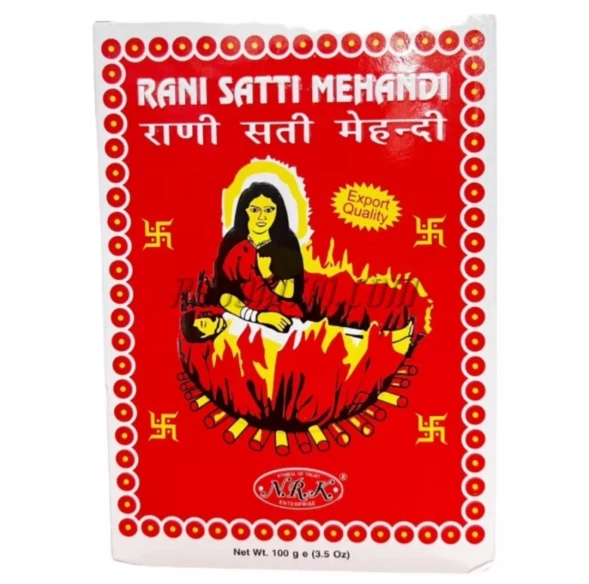 Хна для окрашивания волос Rani Satti Mehandi 100 г
