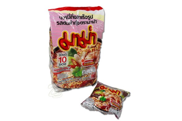 Креветки Мама Том Ям 55 г. (10 пакетиков)