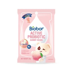Мармеладные мишки с пробиотиками со вкусом персика BIOBOR 23 гр