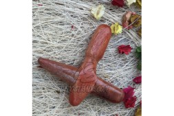 Деревянный массажер для традиционного точечного тайского массажа T-65, Wooden House Wooden cross for massage [Four-pointed] T-65