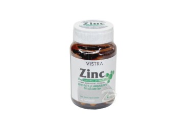 Пищевая добавка Цинк с минералами от Vistra Zinc 15mg Natural Extract 45 капсул
