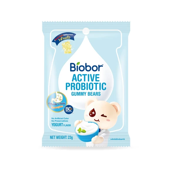 Мармеладные мишки с пробиотиками со вкусом йогурт BIOBOR 23 гр