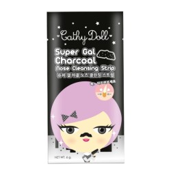 Угольный патч для очищения носа от черных точек и пробок от Cathy Doll, Super Girl Charcoal Nose Cleansing Strip, 1 шт