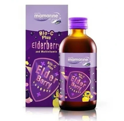 Детский сироп для иммунитета с бузиной и витамином С Mamarine Elderberry Bio C Plus 120 мл
