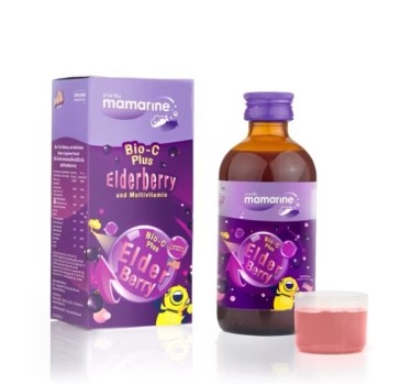 Детский сироп для иммунитета с бузиной и витамином С Mamarine Elderberry Bio C Plus 120 мл