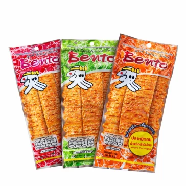 Bento — тайская закуска из кальмара, ассорти вкусов, 4 г