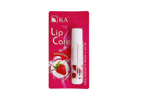 Увлажняющий бальзам для губ с витамином Е от KA Lip Care Strawberry 3.5g