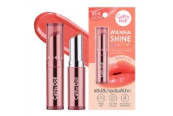 Губная помада CATHY DOLL WANNA SHINE #04 MAYBE PEACH (Персиковый) 3 гр