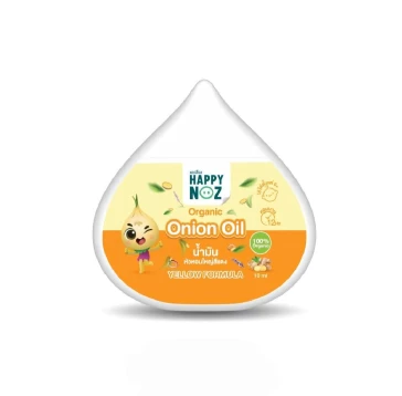 Эфирное масло от заложенности носа с луковым маслом Желтая формула от Happy Noz Onion Oil Yellow Formula 10 мл