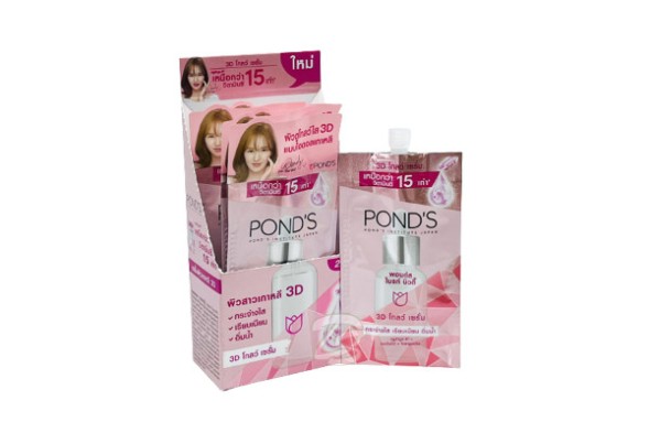 (УПАКОВКА 6 ШТ) Осветляющая сыворотка для лица Pond&amp;#039;s Bright Beauty 3D Glow Serum 7 g