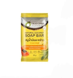 Натуральное кокосовое мыло с фруктовым ароматом Tropicana Fruity soap bar 50 гр