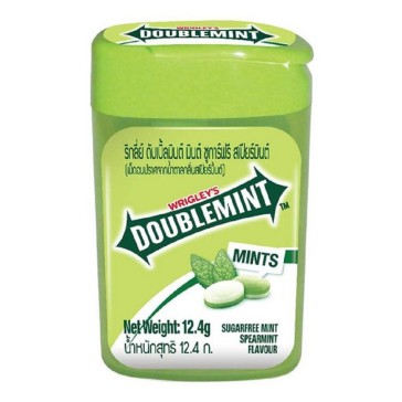 Мятные драже для свежего дыхания Wrigley’s Doublemint Sugar‑Free Spearmint 12.4 гр