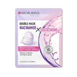 Двойная тканевая маска для лица Rojukiss с Ниацинамидом и Глутатионом 25 мл