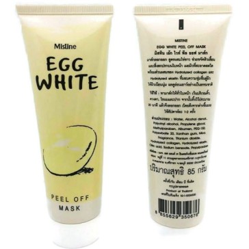 Маска-пленка для лица с яйцом от Mistine, Egg White Peel off Musk, 80 мл