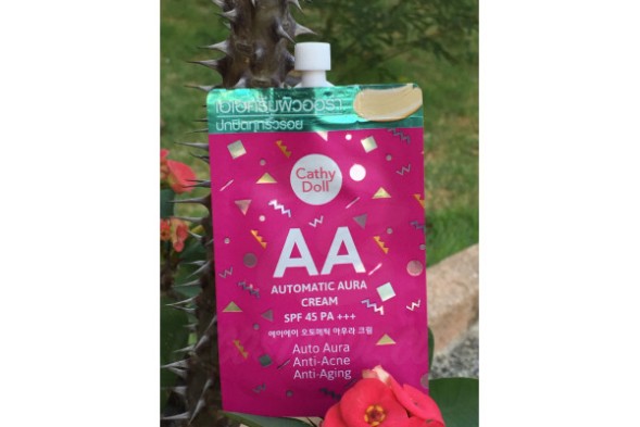 АА крем с защитой от солнца SPF 45 PA+++ от Cathy Doll, AA Automatic Aura Cream SPF 45 PA+++, 6 гр