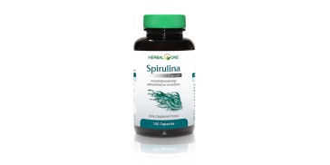 Спирулина в капсулах от Herbal One, Spirulina, 100 капсул