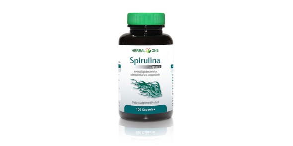 Спирулина в капсулах от Herbal One, Spirulina, 100 капсул