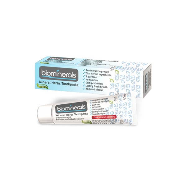 Минеральная зубная паста для восстановления эмали с шоколадным вкусом Biominerals 70 гр