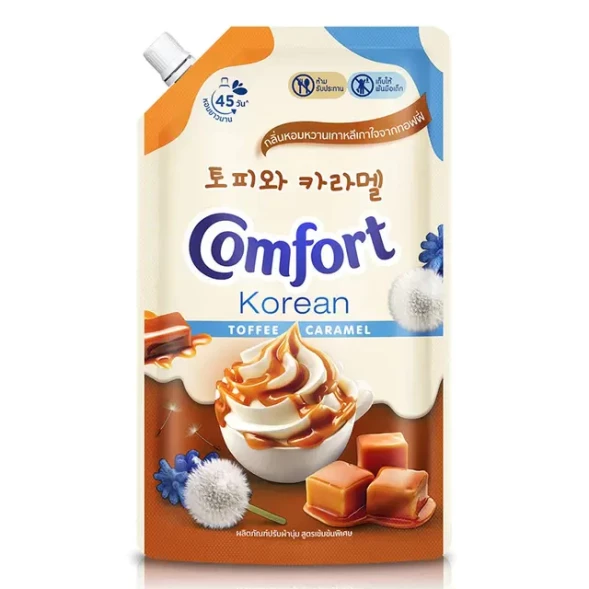 Кондиционер для стирки белья Comfort Softener Korean Toffee Caramel 470 мл