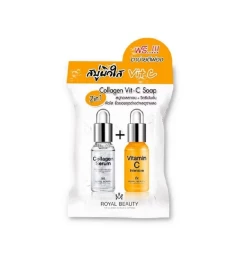 Мыло с коллагеном и витамином C для сияющей и упругой кожи Royal Beauty Collagen Vit C Soap 60 гр