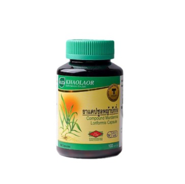 Капсулы Мурдания для детокса и иммунитета Khaolaor Compound Murdannia Loriformis 100 капсул