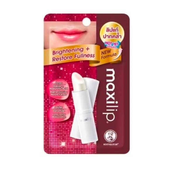 Бальзам для губ с икрой и гиалуроновой кислотой Mentholatum Maxilip 3.8 гр