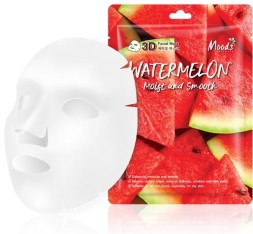 Тканевые маски для лица Moods с экстрактом Арбуза 10 шт