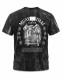 Темно-серая футболка Muay Thai 100% хлопок acid wash с принтом тайский бокс
