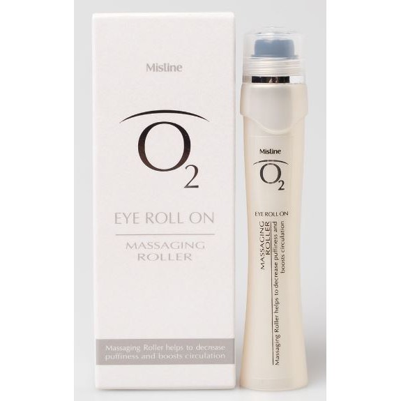 Гель-сыворотка для кожи вокруг глаз О2 с массажным роликом от Mistine, Eye O2 Roll on Massaging Roller, 9 мл