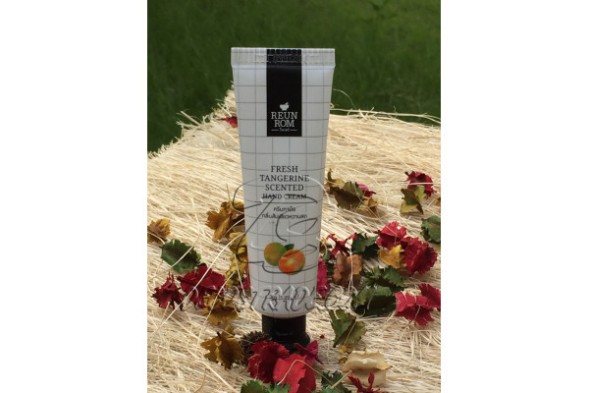 Осветляющий крем для рук «Мандарин» от Reunrom, Fresh Tangerine Scented Hand Cream, 30 гр