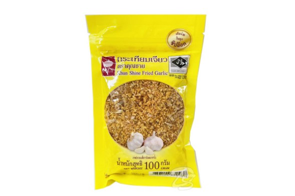 Тайский Сушеный Жареный Чеснок от Khun Shine Fried Garlic 100 гр