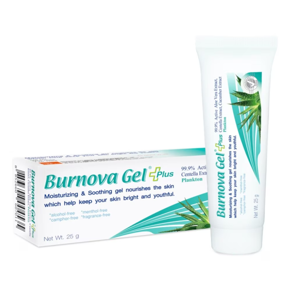 Гель для лица увлажняющий и успокаивающий с планктоном от Burnova Gel Plus Plankton 25 гр