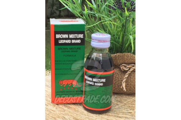 Микстура от кашля Leopard Brand Brown Mixture, 120 мл
