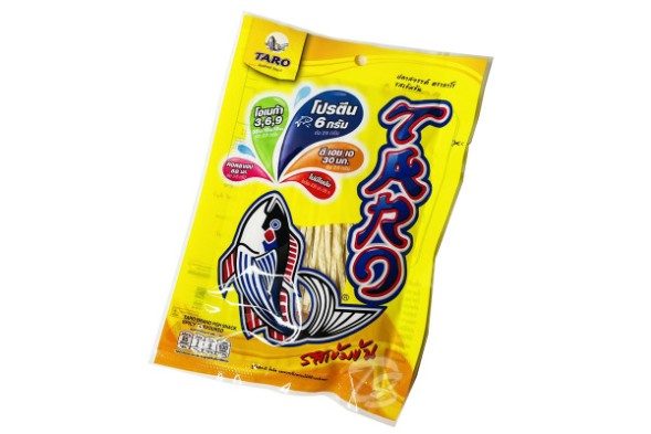 Сушеная рыбная стружка со вкусом сифуд от Taro Seafood Snack Strong Flavored 20 гр