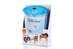 Тканевые маски для лица Moods с экстрактом Йогурта и Черного жемчуга 10 шт