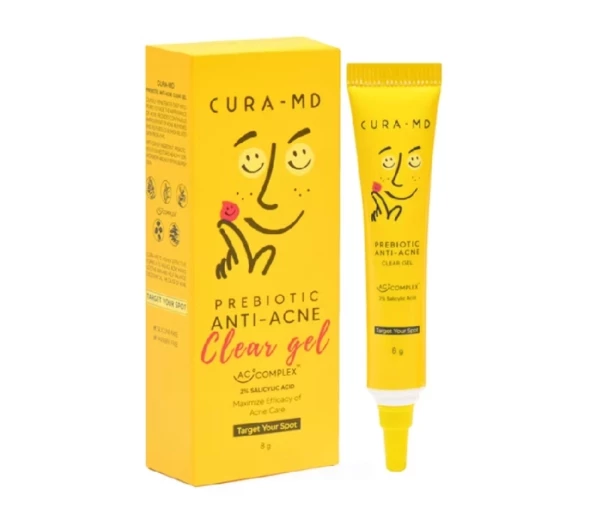 Гель от акне с пребиотиками и салициловой кислотой Cura MD Clear Gel Probiotic Anti-Acne 8 гр